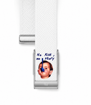 No Risk No Story Blue | Whoop Strap