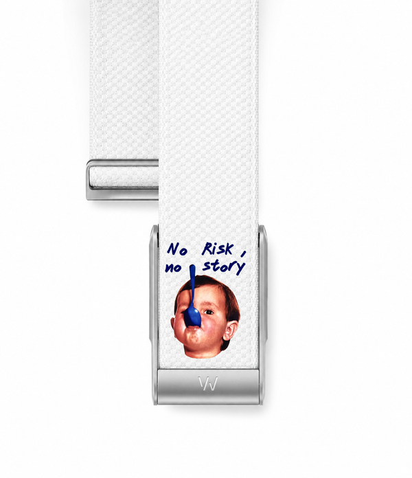 No Risk No Story Blue | Whoop Strap